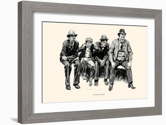 The Eleventh Inning-Charles Dana Gibson-Framed Art Print