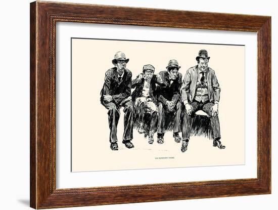 The Eleventh Inning-Charles Dana Gibson-Framed Art Print