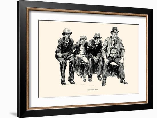 The Eleventh Inning-Charles Dana Gibson-Framed Art Print