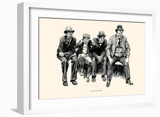 The Eleventh Inning-Charles Dana Gibson-Framed Art Print