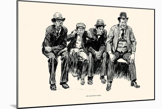 The Eleventh Inning-Charles Dana Gibson-Mounted Art Print