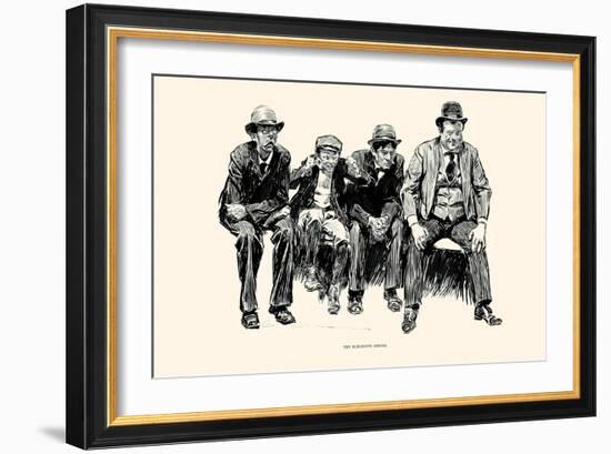 The Eleventh Inning-Charles Dana Gibson-Framed Art Print