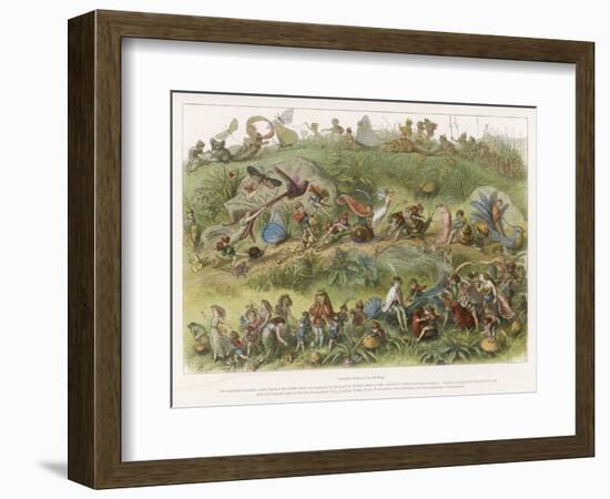 The Elf King's March of Triumph-Richard Doyle-Framed Art Print