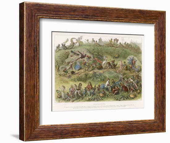 The Elf King's March of Triumph-Richard Doyle-Framed Art Print