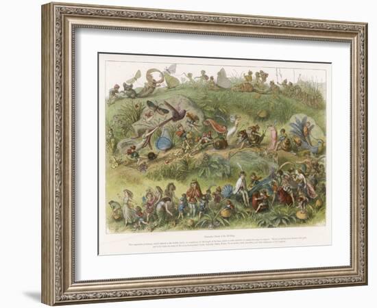 The Elf King's March of Triumph-Richard Doyle-Framed Art Print