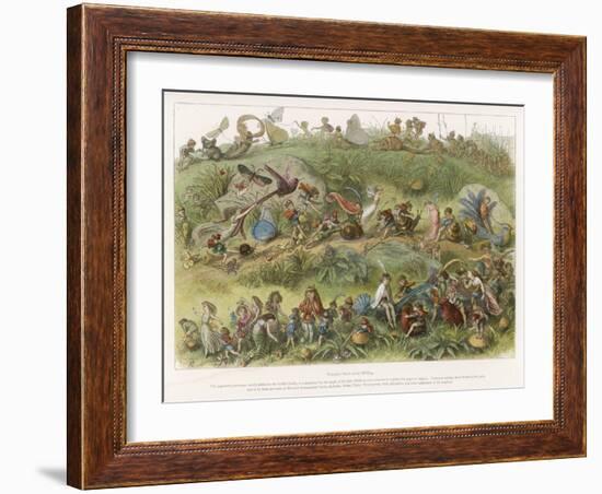 The Elf King's March of Triumph-Richard Doyle-Framed Art Print