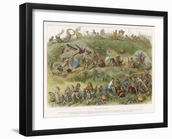 The Elf King's March of Triumph-Richard Doyle-Framed Art Print