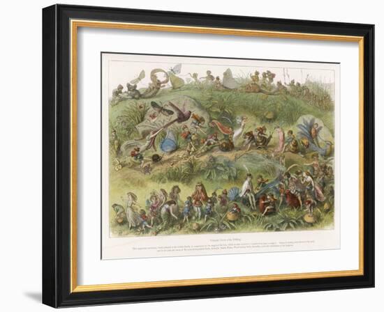 The Elf King's March of Triumph-Richard Doyle-Framed Art Print
