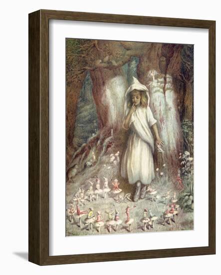 The elf ring' by Kate Greenaway-Kate Greenaway-Framed Giclee Print