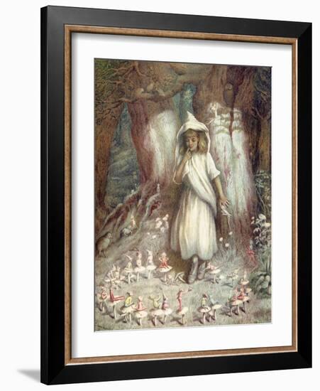 The elf ring' by Kate Greenaway-Kate Greenaway-Framed Giclee Print