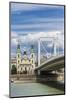 The Elisabeth Bridge, the Inner-City Parish Church (Belvarosi Plebania Templom) and the River Danub-Massimo Borchi-Mounted Photographic Print