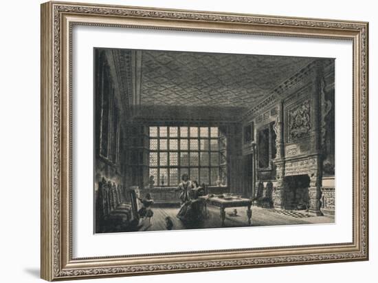 The Elizabethan Room, Coombe Abbey, Warwickshire, 1915-JG Jackson-Framed Giclee Print