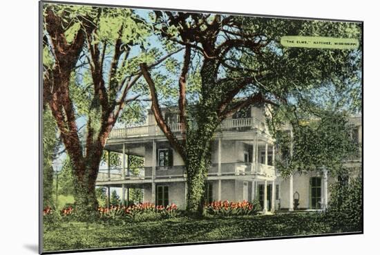 The Elms Mansion, Natchez, Mississippi-null-Mounted Art Print