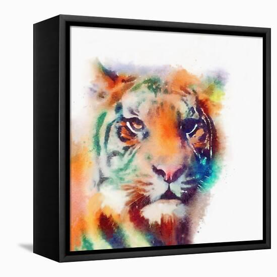 The Elusive II-Jacqueline Maldonado-Framed Stretched Canvas