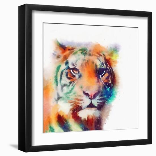 The Elusive II-Jacqueline Maldonado-Framed Art Print