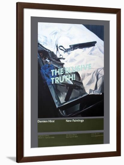 The Elusive Truth-Dissection Table with Tools-Damien Hirst-Framed Collectable Print
