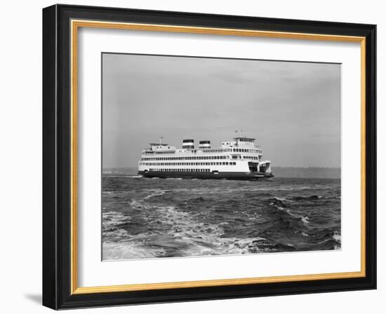 The Elwha on Puget Sound-Ray Krantz-Framed Photographic Print