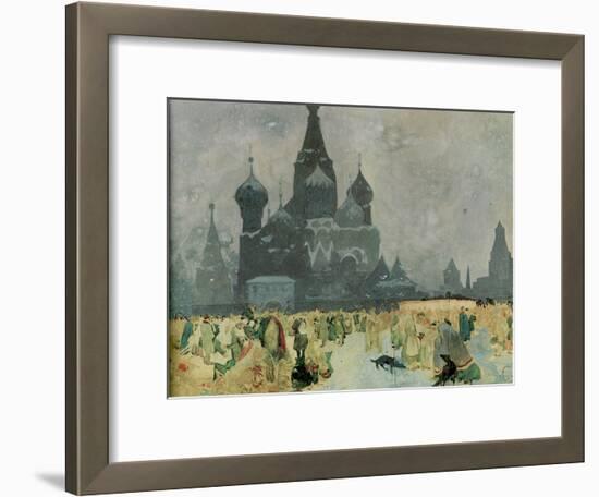 The Emancipation of the Russian Serfs (Study for the Slav Epi), 1914-Alphonse Mucha-Framed Giclee Print