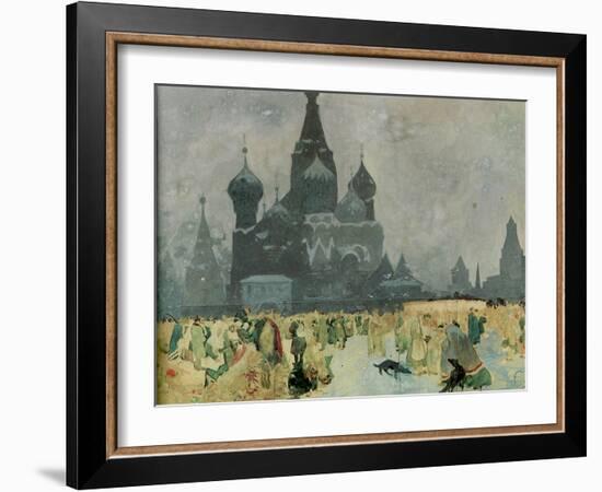 The Emancipation of the Russian Serfs (Study for the Slav Epi), 1914-Alphonse Mucha-Framed Giclee Print