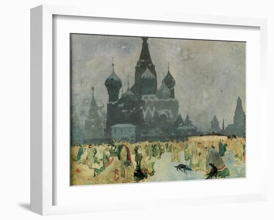 The Emancipation of the Russian Serfs (Study for the Slav Epi), 1914-Alphonse Mucha-Framed Giclee Print