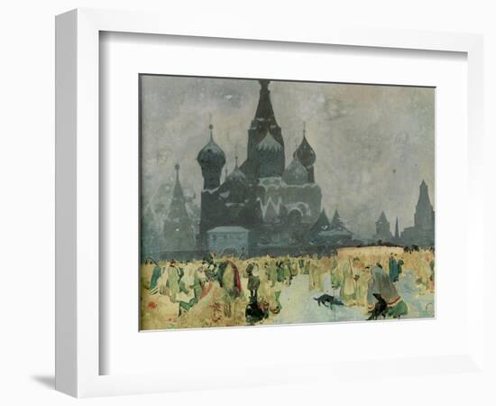 The Emancipation of the Russian Serfs (Study for the Slav Epi), 1914-Alphonse Mucha-Framed Giclee Print