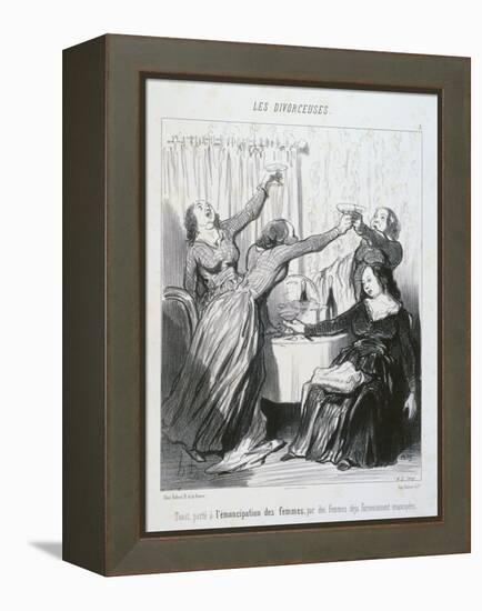 The Emancipation of Women-Honore Daumier-Framed Premier Image Canvas