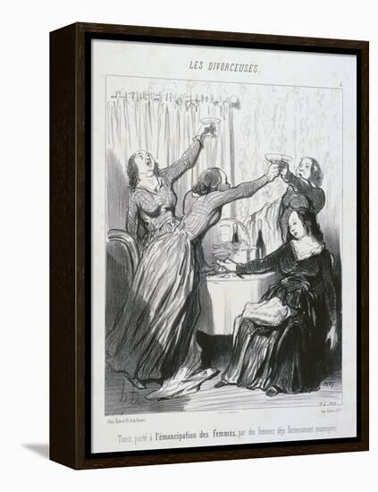 The Emancipation of Women-Honore Daumier-Framed Premier Image Canvas