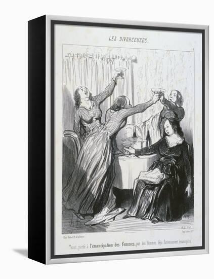 The Emancipation of Women-Honore Daumier-Framed Premier Image Canvas