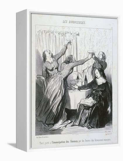 The Emancipation of Women-Honore Daumier-Framed Premier Image Canvas