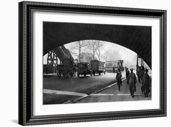 The Embankment, London, 1926-1927-null-Framed Giclee Print