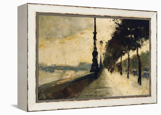 The Embankment, London-Lesser Ury-Framed Premier Image Canvas