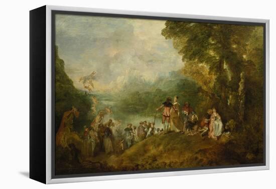 The Embarkation for Cythera, 1717-Jean Antoine Watteau-Framed Premier Image Canvas