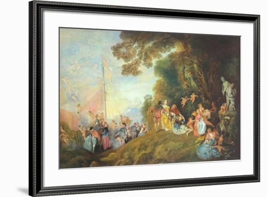 The Embarkation for Cythera-Antoine Watteau-Framed Collectable Print