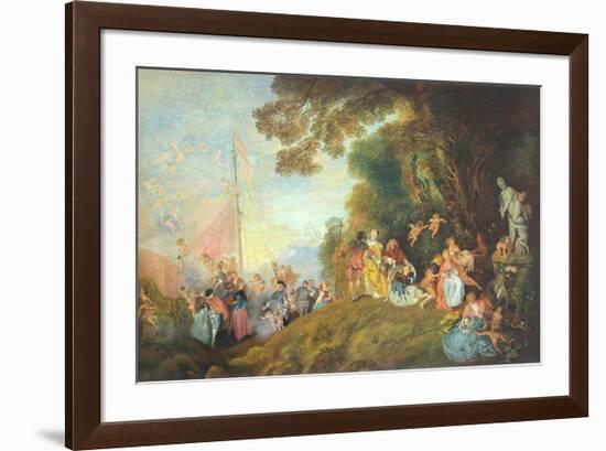 The Embarkation for Cythera-Antoine Watteau-Framed Collectable Print