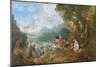 The Embarkation for Cythera-Jean Antoine Watteau-Mounted Giclee Print