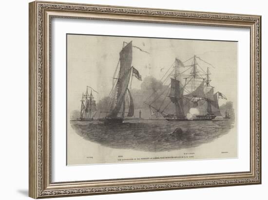 The Embarkation of the President of Liberia, from Plymouth-Nicholas Matthews Condy-Framed Giclee Print