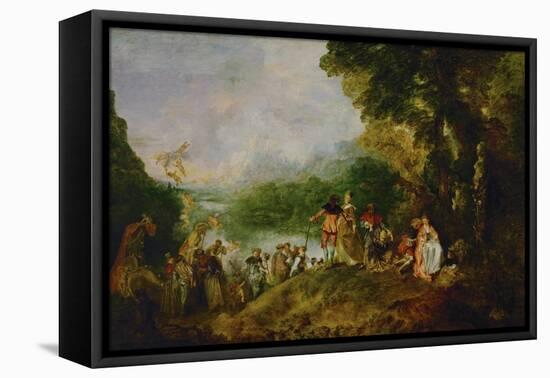 The Embarkment to Cythera-Jean Antoine Watteau-Framed Premier Image Canvas