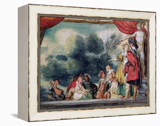 The Embarkment-Jacob Jordaens-Framed Premier Image Canvas