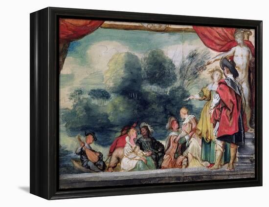 The Embarkment-Jacob Jordaens-Framed Premier Image Canvas