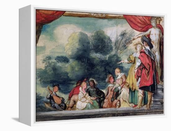 The Embarkment-Jacob Jordaens-Framed Premier Image Canvas