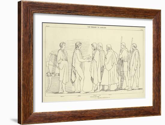 The Embassy to Achilles-John Flaxman-Framed Giclee Print