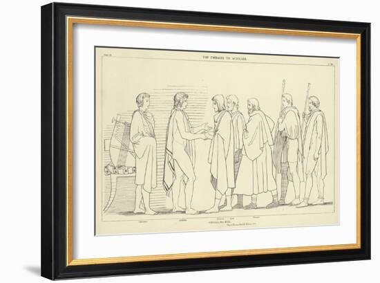 The Embassy to Achilles-John Flaxman-Framed Giclee Print