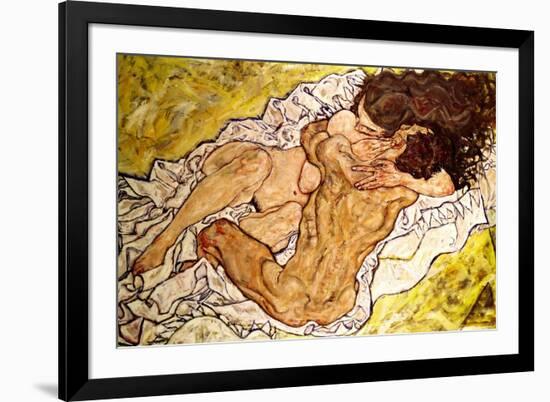 The Embrace, 1917-Egon Schiele-Framed Giclee Print