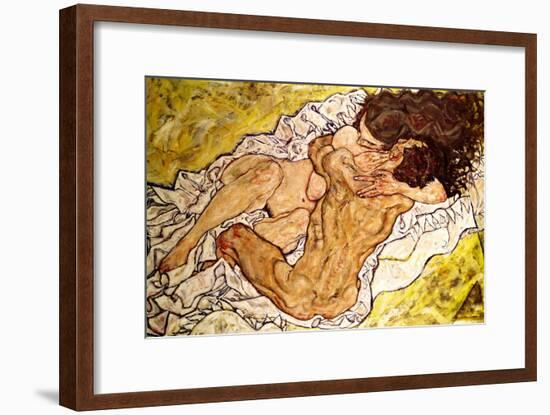 The Embrace, 1917-Egon Schiele-Framed Giclee Print