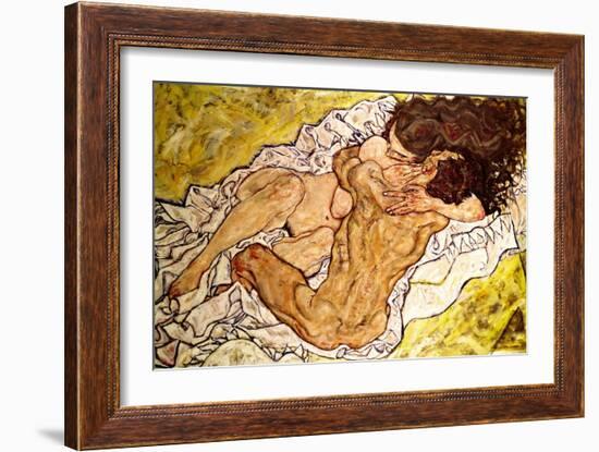 The Embrace, 1917-Egon Schiele-Framed Giclee Print