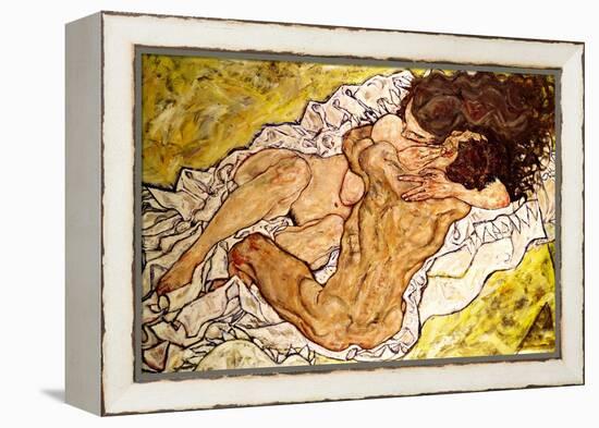 The Embrace, 1917-Egon Schiele-Framed Premier Image Canvas