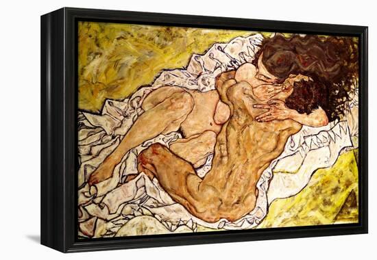 The Embrace, 1917-Egon Schiele-Framed Premier Image Canvas