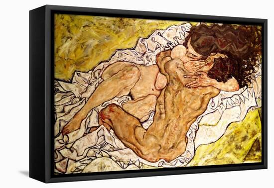 The Embrace, 1917-Egon Schiele-Framed Premier Image Canvas