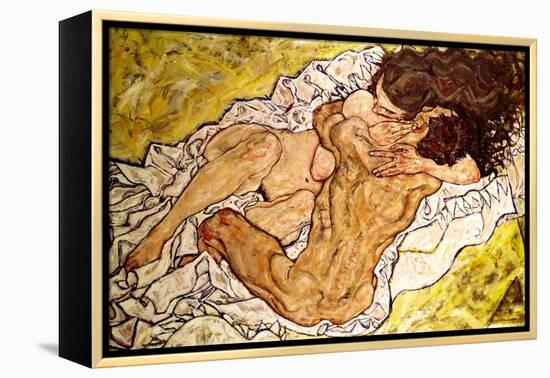 The Embrace, 1917-Egon Schiele-Framed Premier Image Canvas
