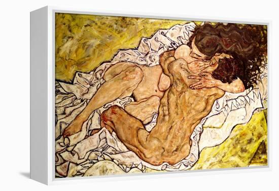 The Embrace, 1917-Egon Schiele-Framed Premier Image Canvas